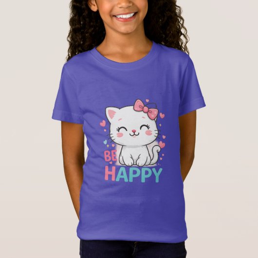T-Shirt Kitty Bonheur (Devant)