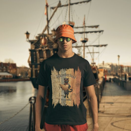 T-Shirt Kitty Buccaneer's Sunset Quest