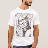 T-shirt Kitty Cat homme tee (Devant)