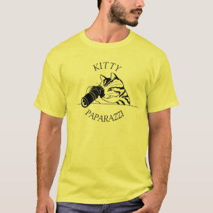 T-shirt Kitty Cat Paparazzi - Photographe