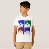 T-shirt Kitty Cat Pop Art (Devant entier)