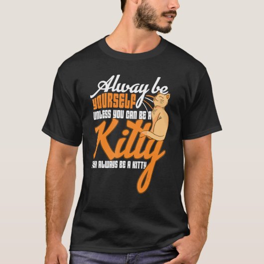 T-shirt Kitty Chat Chats Aimer Meow Animal de compagnie Cu (Devant)