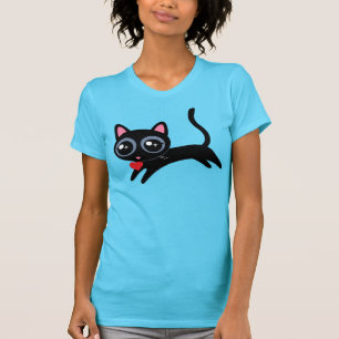 T-shirt Kitty Chat Coeur Thief Mignonne Cadeau pour fille