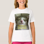 T-shirt kitty endormi (Devant)