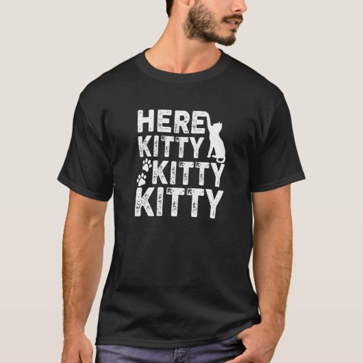 T-shirt Kitty Kitty Kitty Chat (Devant)
