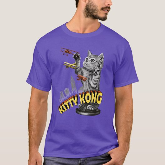 T-shirt Kitty Kong rétro (Devant)