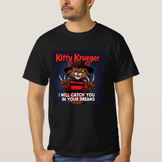 T-shirt Kitty Krueger I Will Catch You In Your Dreams (Devant)