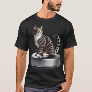 T-shirt Kitty Lover Aspirateur Jouet Robotique Mignon Chat