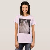 T-SHIRT KITTY MAUVAIS (Devant entier)