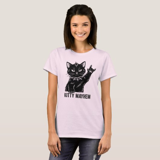 T-shirt Kitty Mayhem (Devant entier)