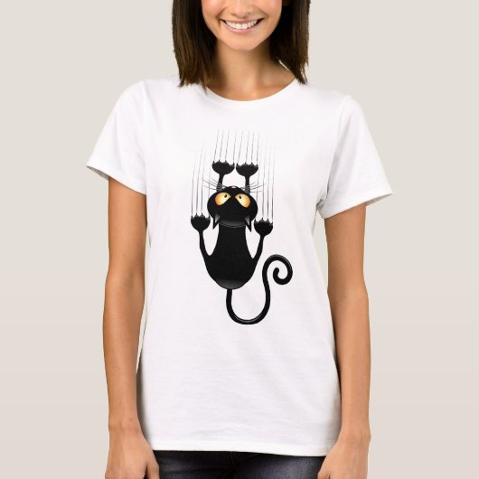 T-shirt Kitty noir (Devant)