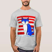T-shirt Kitty patriotique (Devant)