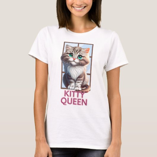 T-shirt Kitty Queen (Devant)