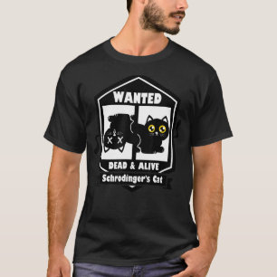 T-shirt Kitty Recherché Dead And Alive Schrodinger's Cat