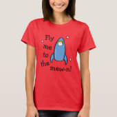 T-shirt Kitty Rocket me pilotent au Miauler-n ! (Devant)
