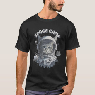 T-shirt Kitty Space Camp Cat