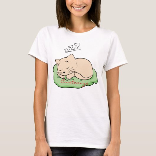T-shirt Kitty Thunder-Cove dormant (Devant)