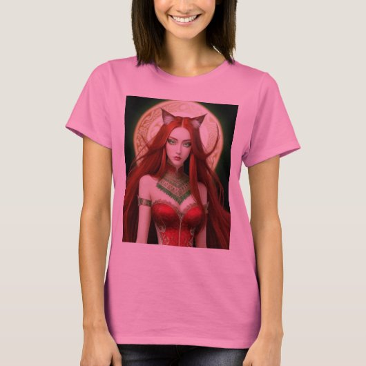 T-SHIRT KITTY WAIFU 05 (Devant)