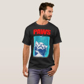 T-shirt Kitty with large Jaws attacking a mouse PAWS Class (Devant entier)