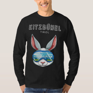 T-shirt Kitzbühel Tirol Austria Retro Ski Rabbit