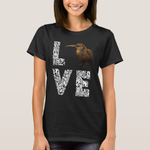 T-shirt Kiwi Bird Love Leopard Nouvelle-Zélande Vol nation
