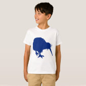 T-shirt Kiwi bleu (Devant entier)