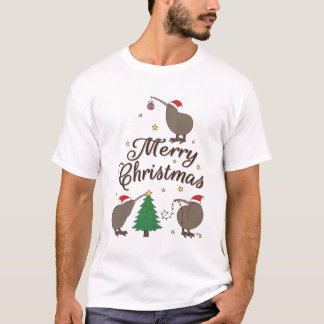 T-shirt Kiwi de Noël