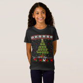 T-Shirt Kiwi Fruit Lover Xmas Lighting Kiwi Christmas Tree (Devant entier)