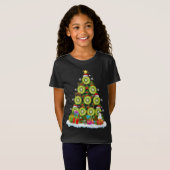 T-Shirt Kiwi Fruit Lover Xmas Lights Funky Kiwi Fruit Chri (Devant entier)