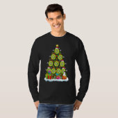 T-shirt Kiwi Fruit Xmas Lights Kiwi Fruit Christmas Tr (Devant entier)