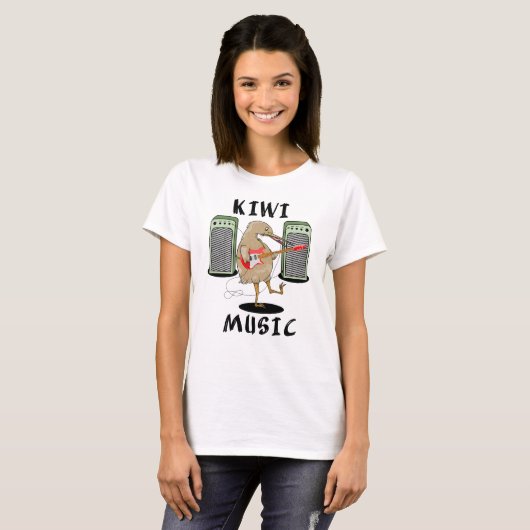 T-shirt Kiwi music (Devant entier)