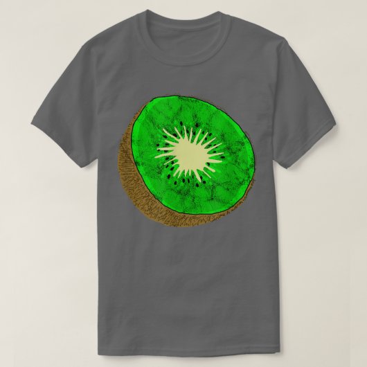 T-shirt Kiwi Summer Tropical Sour Fruit Vegetarian Fruitar (Design devant)