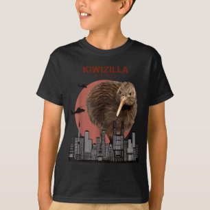 T-shirt Kiwizilla Kiwi drôle _ Nouvelle-Zélande Amateurs d