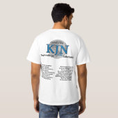 T-shirt KJN (couleurs claires) (Dos entier)