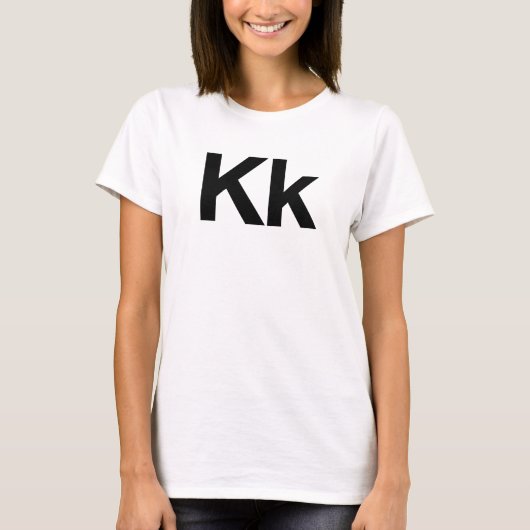 T-shirt Kk helvetica (Devant)