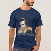 T-shirt Klaatu Barada Nikto Robot Design SiFi (Devant)
