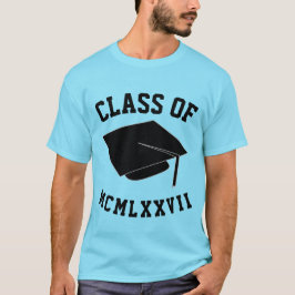 T-shirt 'Klas van MCMLXXVII' aanpasbaar