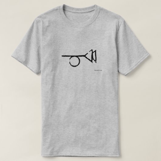 T-SHIRT KLAXON DE TRYSTERO MUTTED (Design devant)