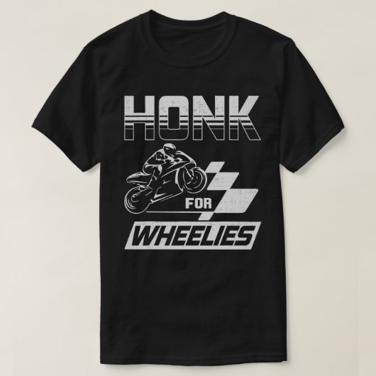 T-shirt Klaxon Pour roues de moto de course de vélo de vit (Design devant)