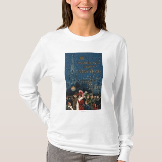 T-shirt Klaxons de soufflement de foule (Devant)
