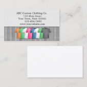 T-shirt Kledingwinkel Visitekaartje (Voorkant / Achterkant)