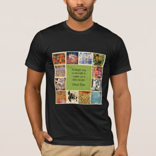 T-shirt Klee - Collage coloré (Devant)