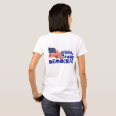 T-shirt Klein démocrate du Texas (Dos entier)