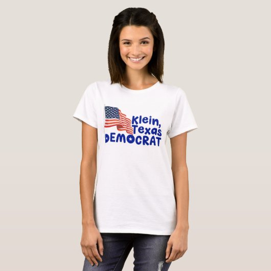 T-shirt Klein démocrate du Texas (Devant entier)