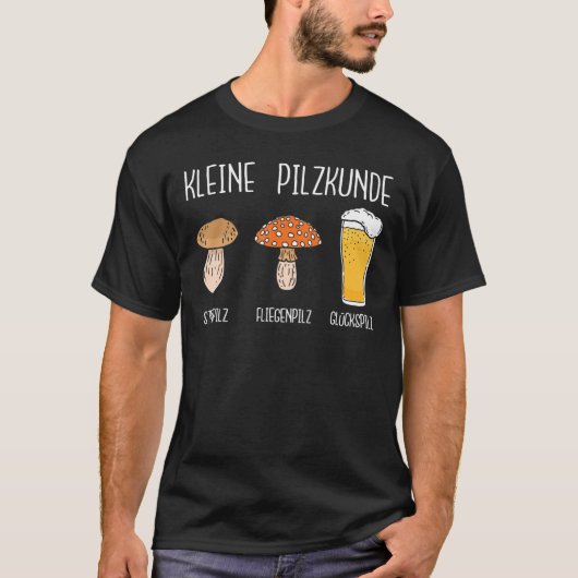 T-shirt Kleine Pilzkunde Glückspilz (Devant)