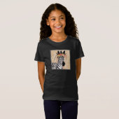 T-Shirt Klimt Zebra | Couronne De Fleurs (Devant entier)
