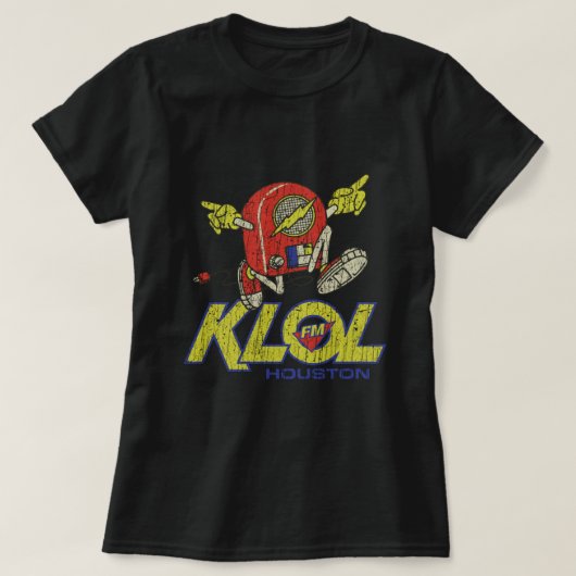 T-shirt KLOL FM Houston 1970 (Design devant)