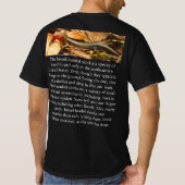 T-Shirt Knature Knowledge Scinque à tête large (Dos)