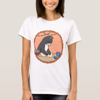 Kneading Cat Baker Baking Lover Tuxedo amoureux de