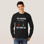 T-shirt Knee Boarding Is Calling And I Must Go (Devant entier)